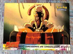 Pokemon TOPPS Mewtwo Strikes Back Movie Consciousness & Congratulations #3 - Image 1