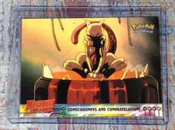 Pokemon TOPPS Mewtwo Strikes Back Movie Consciousness & Congratulations #3 - Image 3