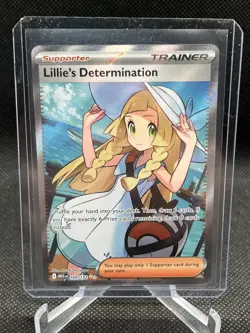 Lillie's Determination 169/132 Ultra Rare Mega Evolution Pokemon Near Mint - Image 1