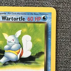 1st Edition Dark Wartortle 46/82 MP - Team Rocket - WOTC Vintage Pokemon TCG - Image 4