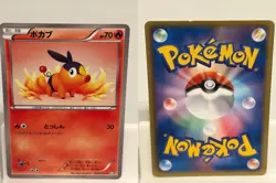 Tepig 008 LIGHTLY PLAYED Black Collection 053 Pokemon Japanese - Image 1