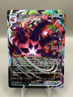 Pokemon TCG: Eternatus VMAX SWSH045 Black Star Promo Card - NM - Image 1