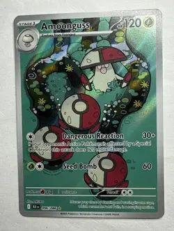 Pokemon Black Bolt Amoongus Illustration Rare Holo #096/086 (Near Mint) - Image 1