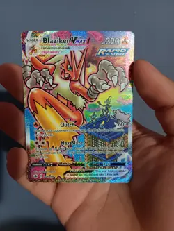 Pokemon Card - Blaziken VMAX Chilling Reign 201/198 Alternate Full Art Ungraded - Image 5