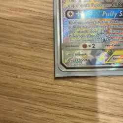 Pokemon TCG Mega Lopunny Jigglypuff GX Tag Team Full Art 226/236 Cosmic Eclipse - Image 2