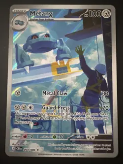 Pokemon TCG Chaos Rising 2026 Metang Illustration Rare #94/86 - Image 1