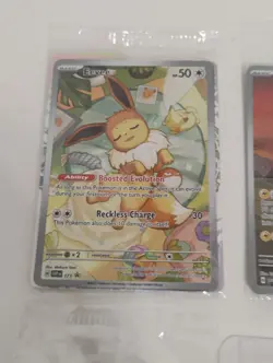 Pokemon Sealed Eevee/Thundurus/Iron Thorns/Iron Bundle Promo Holo Cards - Image 5