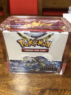 Pokemon TCG sliver Tempest Booster Box W/ Acrylic case - Image 1