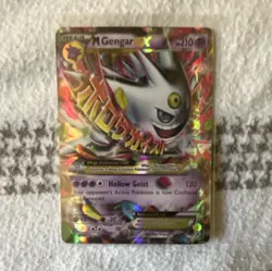Pokemon TCG M Gengar EX Mega 210 HP Full Art Holo Ultra Rare XY English - Image 1