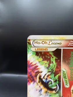 Ho-Oh Legend (Bottom) 112/123 Pokemon - HeartGold SoulSilver Holo Ultra Rare LP - Image 2