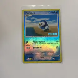 Pokemon Piplup 71/100 Reverse Holo Platinum. Pk002292 - Image 1