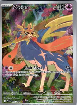 Zacian 100/094 Illustration Rare Phantasmal Flames Pokemon Near Mint - Image 1