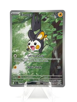 Pokemon Emolga Illustration Rare SV: Black Bolt 112/086 - Image 1