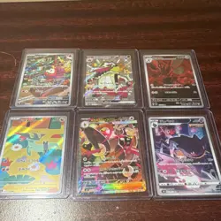Pokemon TCG Scarlet & Violet Japanese IR Holo Lot 6x Fuecoco Skeledirge Scizor - Image 1