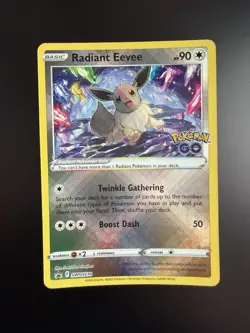 Pokemon Radiant Eevee Black Star Promo SWSH230 - Image 1
