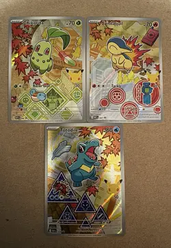 Pokemon TCG First Partner Illustration Collection Series 2 Johto Gen 2 Set - Image 2