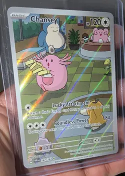 The Pokemon Company Chansey 187/167 Twilight Masquerade Illus Rare Full Art Holo - Image 1