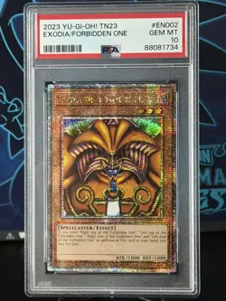 Exodia the Forbidden One PSA 10 - TN23-EN002 Quarter Century Secret Rare Yugioh - Image 1