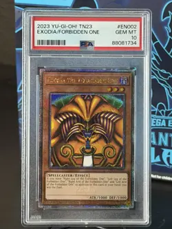 Exodia the Forbidden One PSA 10 - TN23-EN002 Quarter Century Secret Rare Yugioh - Image 2