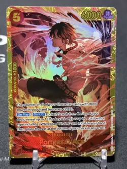 PORTGAS D ACE - One Piece OP16-118 - SEC Secret Rare - The Time of Battle - Image 1