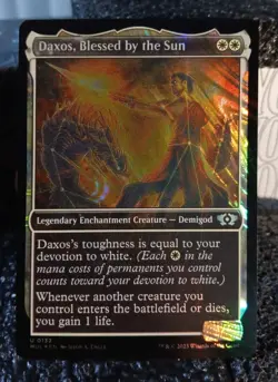 MTG Daxos, Blessed By The Sun 132 Halo Foil MOM Multiverse Legend MTG Card - Image 1