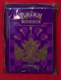 65 - Pokemon TCG: Fates Collide Elite Trainer Box Card Sleeves - Mega Alakazam - Image 1