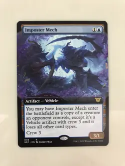 Imposter Mech Extended Borderless MTG Magic the Gathering Card NM Mint NEC - Image 1