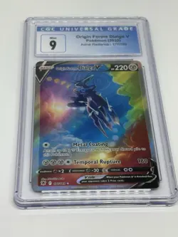 Origin Forme Dialga V #177/189 CGC 9 MINT Alt Art Astral Radiance Pokemon Card - Image 4