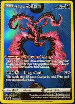 Galarian Moltres SWSH284 SWSH: Sword & Shield Promo Cards Holo - Image 1