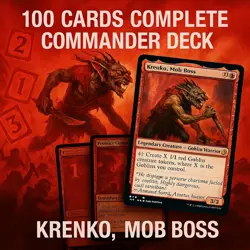 Goblins/Krenko MTG Magic Commander Deck 100 Cards w/ Goblin Lackey & Instigator - Image 1
