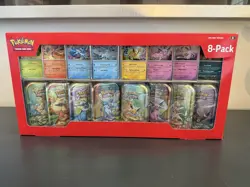 Pokemon TCG Prismatic Evolutions Costco 8 Mini-Tin Bundle w/ Promo Cards - Image 1