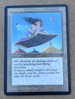 1994 Al-abara's Carpet Magic The Gathering Trading Card MTG Legends English - Image 1