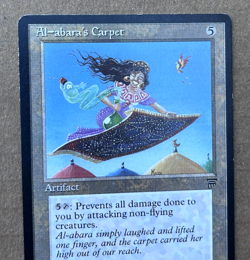 1994 Al-abara's Carpet Magic The Gathering Trading Card MTG Legends English - Image 2