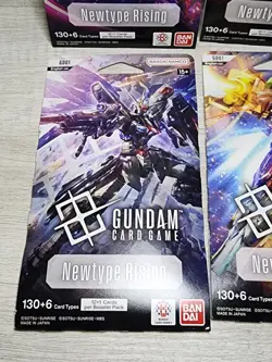 GUNDAM CARD GAME Lot of 4 Newtype Rising Booster Blister Packs GD01 English - Image 4