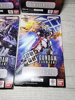 GUNDAM CARD GAME Lot of 4 Newtype Rising Booster Blister Packs GD01 English - Image 5