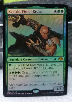 MTG Kamahl, Fist Of Krosa Foil 166 Dominaria Remastered MTG Card - Image 1