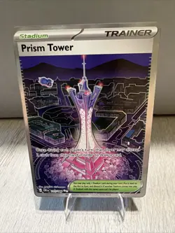 Prism Tower 111/086 - Full Art Ultra Rare - Pokemon TCG: Chaos Rising - NM - Image 1