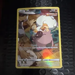 Pokemon Rockruff Silver Tempest TG07/30 Ultra Rare Holo HP70 Crunch 30 - Image 1