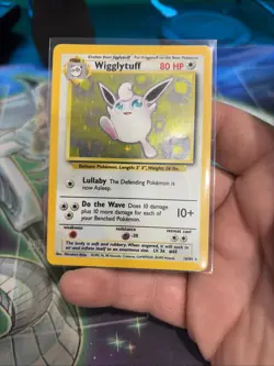 Pokemon TCG Wigglytuff Jungle 16/64 Holo Unlimited Holo Rare no symbol error MP - Image 1