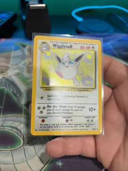 Pokemon TCG Wigglytuff Jungle 16/64 Holo Unlimited Holo Rare no symbol error MP - Image 4