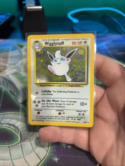 Pokemon TCG Wigglytuff Jungle 16/64 Holo Unlimited Holo Rare no symbol error MP - Image 5