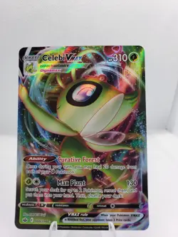 Pokemon TCG Celebi VMAX Chilling Reign 008/198 Holo Ultra Rare Eng - Image 1