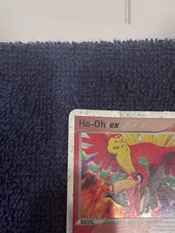 Pokemon TCG Ho-Oh ex 104/115 EX Unseen Forces Holo Ultra Rare English 2005 - Image 4