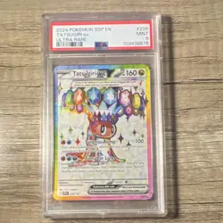 The Pokemon Company Tatsugiri ex 226/191 SV08 UR Holo Eng 2024 160 HP PSA 9 - Image 1