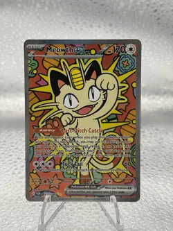Meowth ex Perfect Order Full Art Holo SIR EN - Image 1