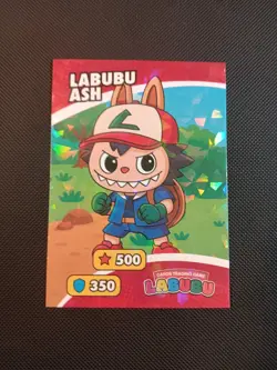Labubu Ash Pokemon Labubu Cards Trading Game Card Peru US Seller MINT - Image 1
