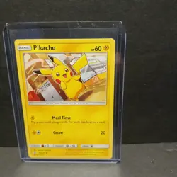Crimped Pikachu 55/236 Pokemon Sun & Moon Unified Minds Common - Image 1