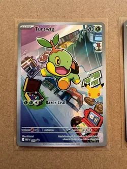 Pokemon TCG: First Partner Illustration Collection Turtwig Chimchar Piplup Promo - Image 2