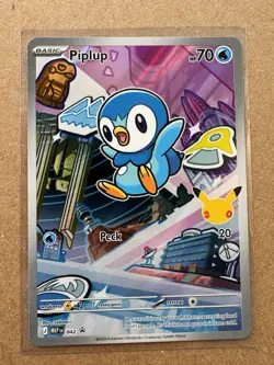 Pokemon TCG: First Partner Illustration Collection Turtwig Chimchar Piplup Promo - Image 4