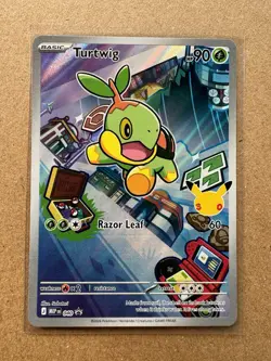 Pokemon TCG: First Partner Illustration Collection Turtwig Chimchar Piplup Promo - Image 2